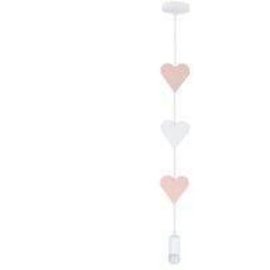 Detská závesná lampa HEARTS 1xE27 Candellux vyobraziť