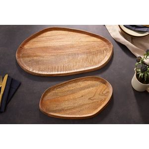 Drevený podnos ATLAS 2 ks Dekorhome vyobraziť