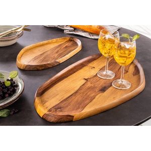 Drevený podnos ATLAS 2 ks Dekorhome vyobraziť