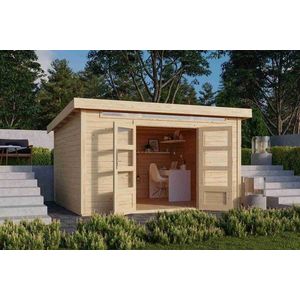Drevený záhradný domček KANDERN 9 Lanitplast vyobraziť