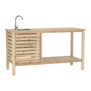 Záhradný pracovný stôl s umývadlom BARNETT vyobraziť