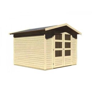 Drevený záhradný domček AMBERG 4 Lanitplast vyobraziť