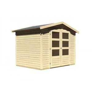 Drevený záhradný domček AMBERG 3 Lanitplast vyobraziť
