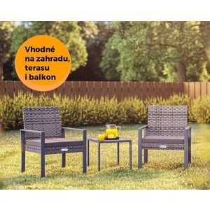 Záhradný set 2+1 D9608 Dekorhome vyobraziť