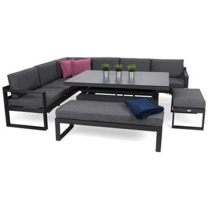 Záhradná sedacia súprava 5 ks hliník vyobraziť