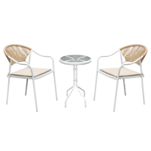 Záhradný jedálenský set 3 ks ELIOR Tempo Kondela vyobraziť