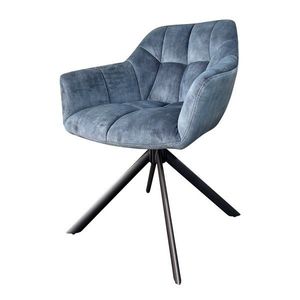 Otočné jedálenské kreslo 2 ks KOKALOS zamat Dekorhome vyobraziť