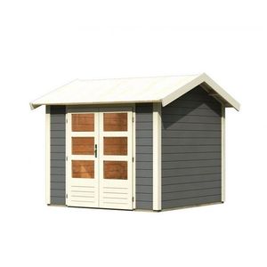 Drevený záhradný domček THERES 3 Lanitplast vyobraziť