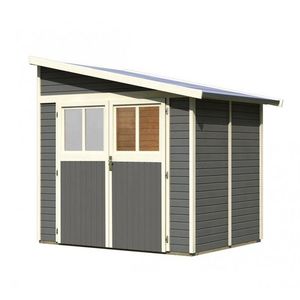 Drevený záhradný domček BOMLITZ 238x181 cm Lanitplast vyobraziť