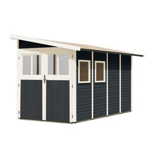 Drevený záhradný domček WANDLITZ 181x355 cm Lanitplast vyobraziť