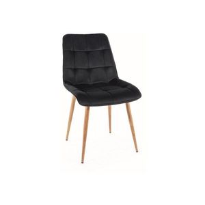 Jedálenská stolička CHIC VELVET dub Signal vyobraziť