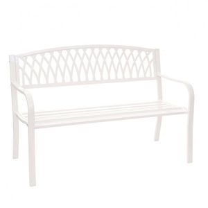 Oceľová záhradné lavička Dekorhome vyobraziť
