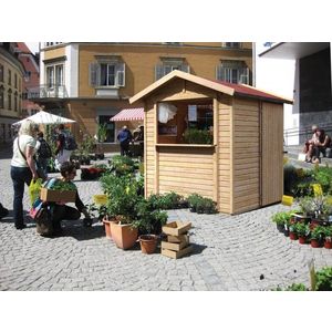 Drevený domček VERKAUFSHAUS 1 Lanitplast vyobraziť