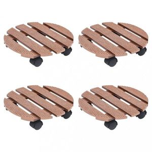 Podstavec pod kvetináč 4 ks Dekorhome vyobraziť