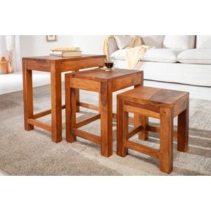 Odkladací stolík 3 ks APIS Dekorhome vyobraziť