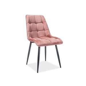 Jedálenská stolička CHIC VELVET černá Signal vyobraziť
