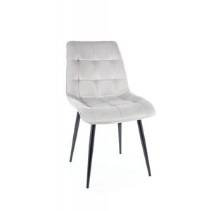 Jedálenská stolička CHIC VELVET černá Signal vyobraziť