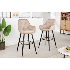 Chesterfield barová stolička 2 ks MEDON Dekorhome vyobraziť