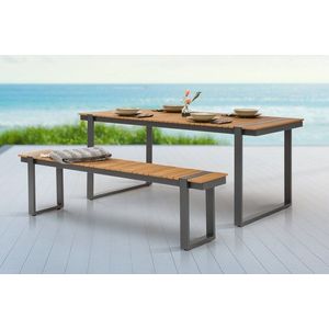 Záhradná lavica ATHENA LOUNGE Dekorhome vyobraziť