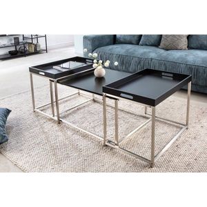 Odkladací stolík 3 ks GAIA Dekorhome vyobraziť