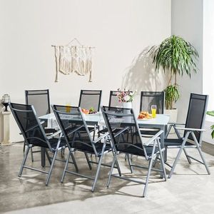 Záhradný jedálenský set 8+1 D3524 Dekorhome vyobraziť