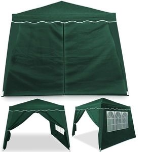 Záhradný altánok 3x3m so 4 stenami SH05CZE zelená Dekorhome vyobraziť
