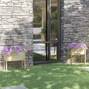 Záhradný truhlík 2 ks borovice Dekorhome vyobraziť