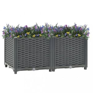 Vyvýšený záhon 80x40x38 cm PP Dekorhome vyobraziť