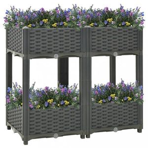 Vyvýšený záhon 80x40x71 cm PP Dekorhome vyobraziť