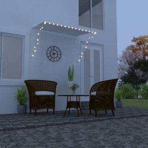 Zaťahovacia markíza s LED svetlom 200x150 cm Dekorhome vyobraziť