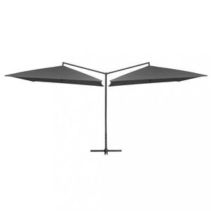 Dvojitý slnečník 600 x 300 cm Dekorhome vyobraziť