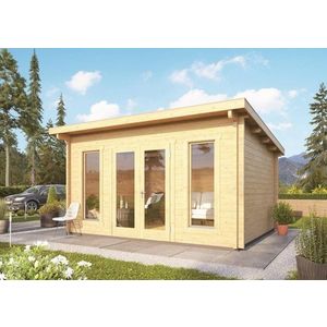 Drevený záhradný domček 380x380 cm Lanitplast vyobraziť