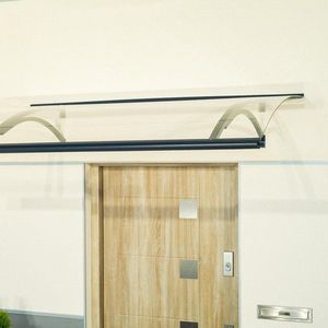 Strieška nad dvere 197/85 antracit Lanitplast vyobraziť