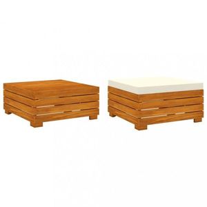 Záhradný taburet so stolíkom LENKA Dekorhome vyobraziť