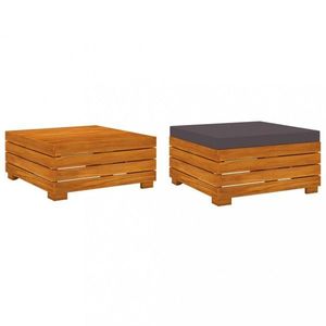 Záhradný taburet so stolíkom LENKA Dekorhome vyobraziť