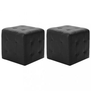 Taburet 2 ks umelá koža Dekorhome vyobraziť