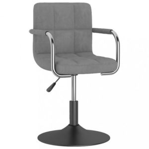 Otočná stolička kov / zamat Dekorhome vyobraziť
