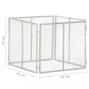 Záhradný kompostér pozinkovaný kov Dekorhome vyobraziť