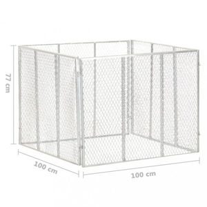 Záhradný kompostér pozinkovaný kov Dekorhome vyobraziť