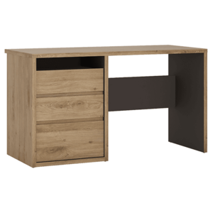 PC stôl SHELDON 80 dub shetland / sivá Tempo Kondela vyobraziť