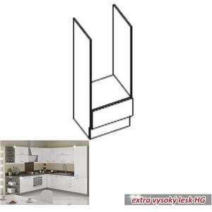 Spodná skrinka na sporák PRADO 60 DG BB Tempo Kondela vyobraziť