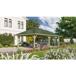 Drevený prístrešok / carport 431 x 778 cm Dekorhome vyobraziť