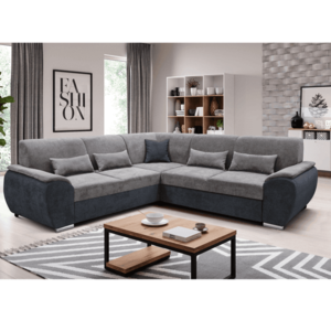 Sedacia súprava EMILY ROH rozkladacia sivá / tmavosivá Tempo Kondela vyobraziť