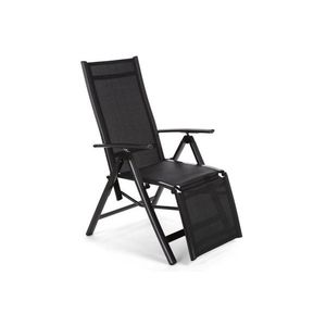 Záhradné polohovacie kreslo hliník / textilen vyobraziť