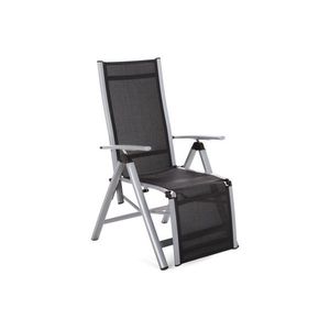 Záhradné polohovacie kreslo hliník / textilen vyobraziť