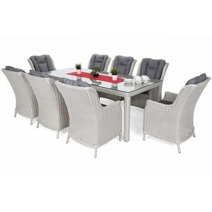 Záhradný jedálenský set 8+1 polyratan vyobraziť