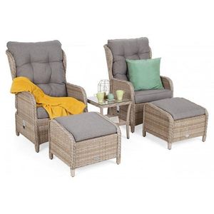 Záhradný set 5 ks umelý ratan vyobraziť