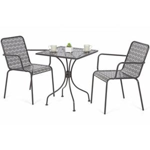 Záhradný jedálenský set 3 ks GH9011 sivá vyobraziť