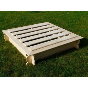 Detské pieskovisko 118 x 118 x 27 cm Dekorhome vyobraziť