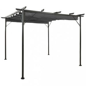 Pergola so zaťahovacou strechou 3 x 3 m Dekorhome vyobraziť